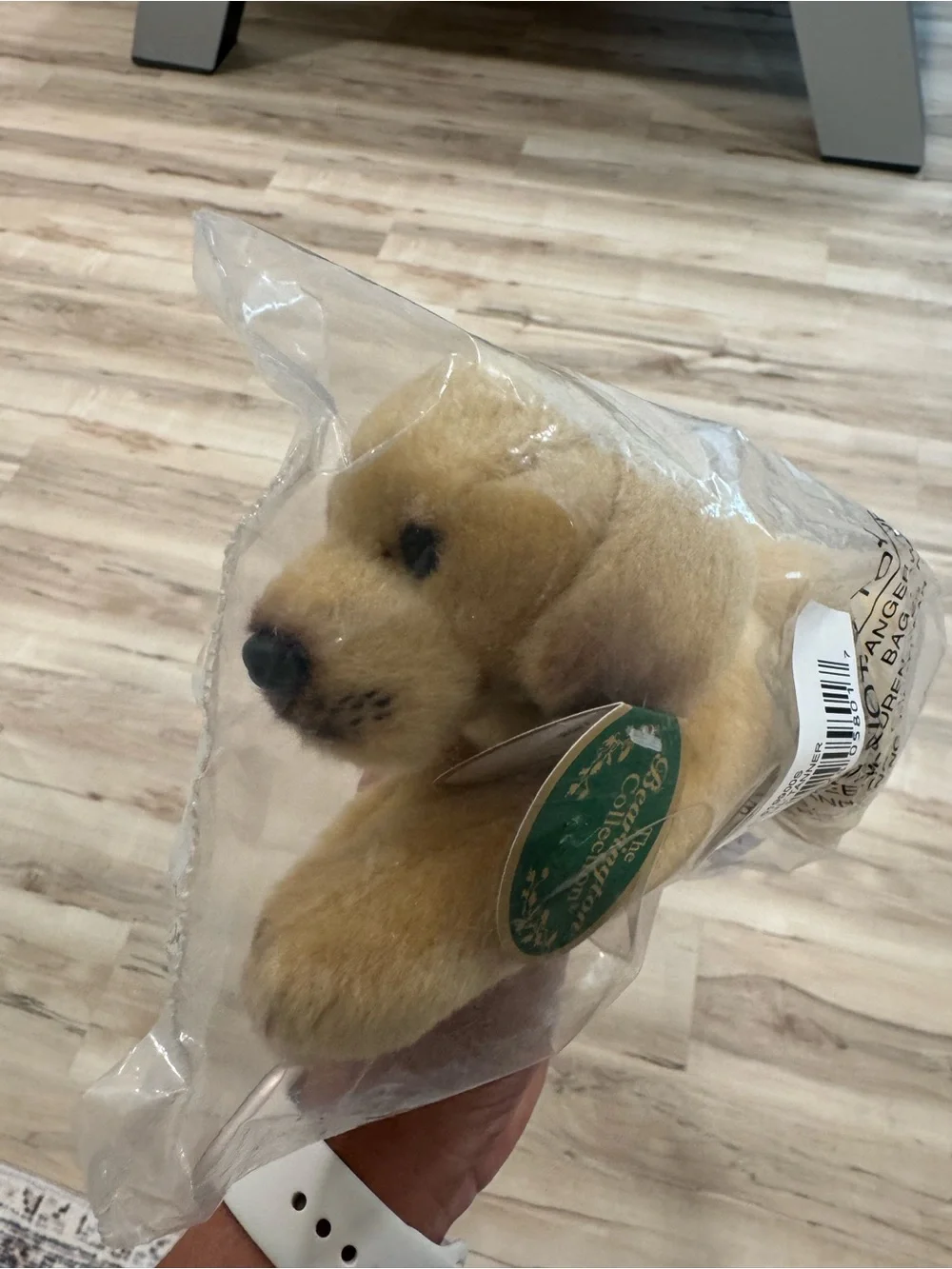 Plush Golden Labrador Puppy Dog Toy - Cream